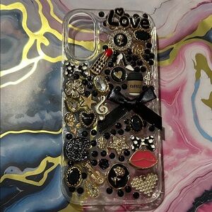iPhone 17 Black Glam Junk Phone Case